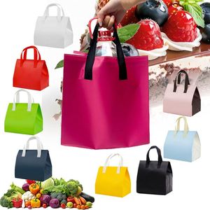 Sac isotherme jetable classique en aluminium, imperméable, motif lettres, pliable, grande capacité pour le stockage alimentaire - Product Image 1