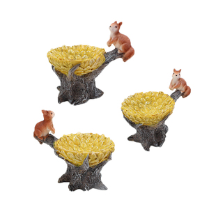 Hot Bán 3Pcs Dễ Thương Mini Nhựa Sóc Bức Tượng Thu Nhỏ Động Vật Bức Tượng Nhỏ Cổ Tích Vườn Đồ Trang Trí Nhựa Nghệ Thuật Sân Vườn Thủ Công Mỹ Nghệ - Product Image 3