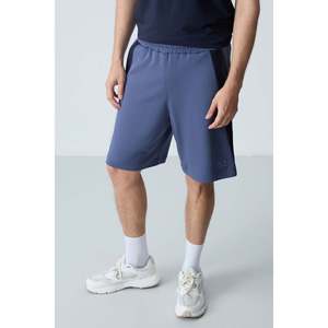 Shorts pour hommes en coton épais, doux et texturé, coupe standard, basique - 81280 - Oil - Product Image 1