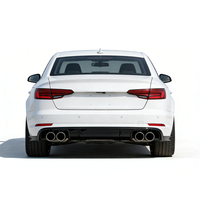 Nouveau diffuseur de pare-chocs arrière sport PNB de haute qualité noir Audi A4 2017-2019 B9 style S4 Facelift à visser avec assistance au stationnement 1 an