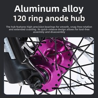 Vélo de montagne en alliage d'aluminium Dry-drop – Freins à disque doubles, design hardcore, 7 vitesses, pour descente, trail, dirt jump et cross-country
