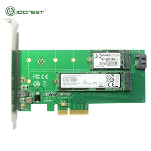 IOCREST NVME adapter PCIE x4 to B & M KEY NGFF SSD adapter
