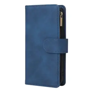Boyobacase For I Phone 12 Wallet Case Protective Covers PU Leather Card Slots Zipper Coin Pocket For Cell Phone 12 Pro