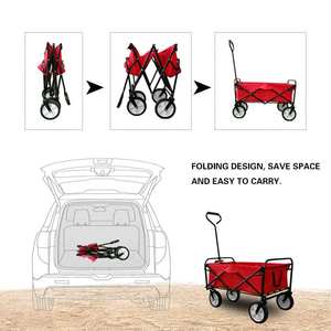 Unique Design Hot Sale <b>lightweight</b> <b>folding</b> carrier <b>trolley</b> four wheel mobile <b>folding</b> <b>trolley</b> - Product Image 5
