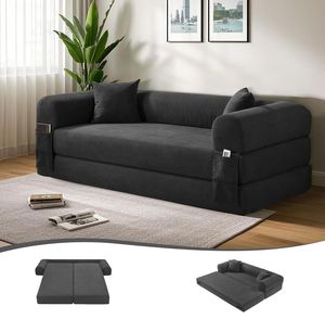 <span class=keywords><strong>Divano</strong></span> <span class=keywords><strong>Letto</strong></span> Convertibile 3-in-1 in Velluto a Coste, Pieghevole e Senza Struttura, per Soggiorno, Prezzo all'Ingrosso - Product Image 1