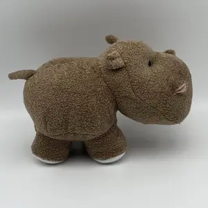 FAMA OEKO Audit Vente en gros Animal en peluche personnalisé Animal doux en peluche Hippopotame jouet