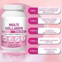 Ausreson Collagen Complex Multi Peptides Capsules Produits de Beauté Suppléments Éclaircissants Collagène Vitamines Capsules Multi-Collagène