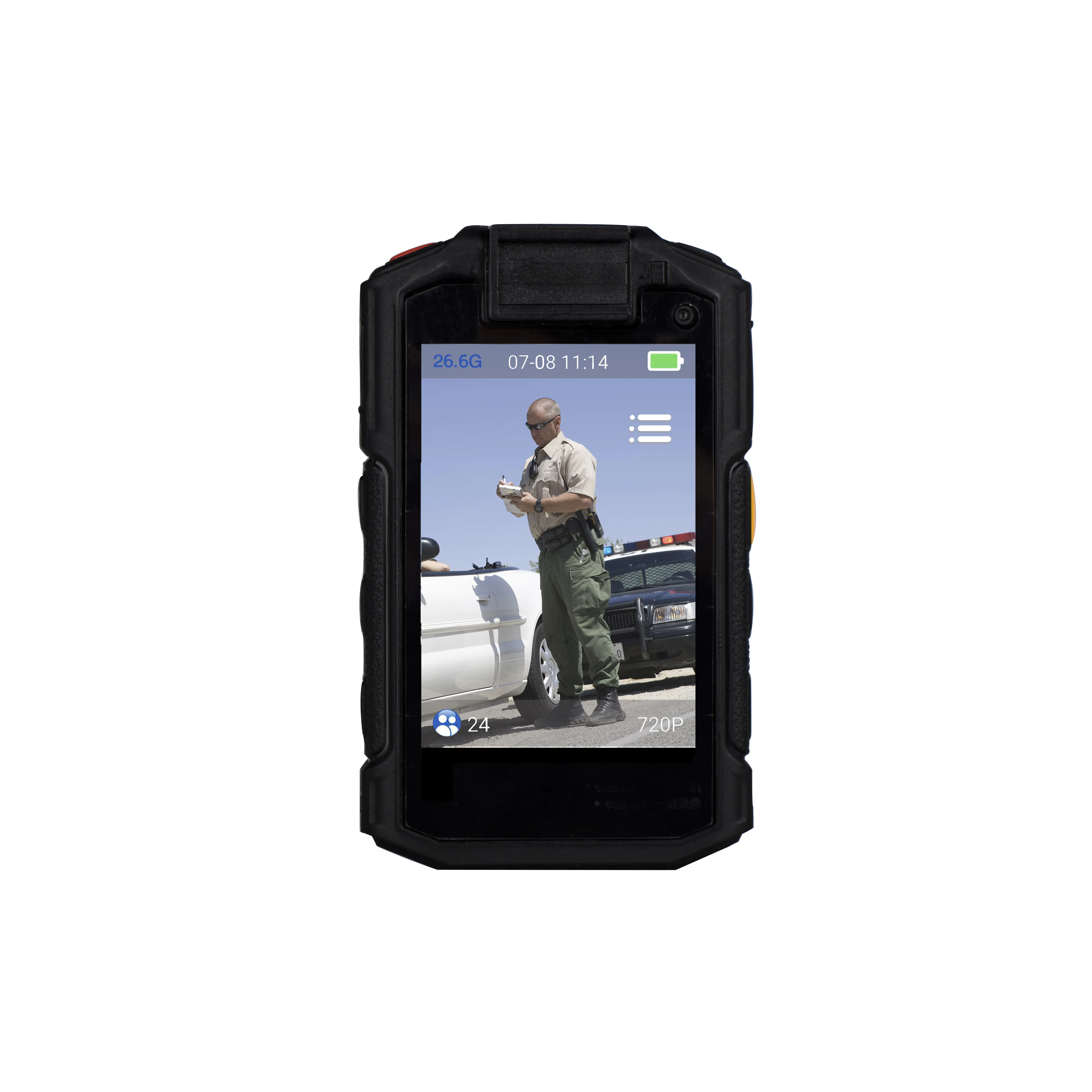 I-10 IP68 grandtime прочный смартфон правоприменения 128 ГБ полицейский корпус камера с креплением с глобальными Zello, Длительное Действие, иди и болтай Walkie Talkie