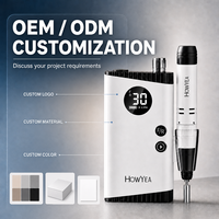 Machine à ongles rechargeable HOWYEA HY-1006A, lime électrique professionnelle pour salon de manucure, vente en gros