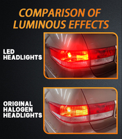 Ampoules LED 1156 1157 T20 T25 12-24V DC pour voiture, feux de freinage, stop, feux arrière, clignotants, multi-usages pour voiture universelle