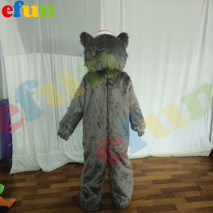Efun quantité minimale de commande 1 PC personnalisé réaliste loup mascotte Costume adulte personnage de dessin animé Costumes TV & film Cosplay Costume fos vente - Product Image 6