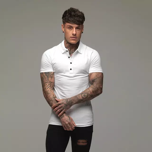 Vente en gros 100% coton T-Shirt pour homme personnalisé imprimé solide blanc Jersey tissu marron manches courtes tricoté lavé Technique pour - Product Image 2