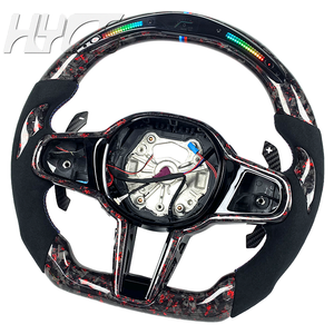 Volante Personalizado de Fibra de Carbono con LED y Cuero para BMW G05 G20 G30 X1 X3 X4 X5 X6 <span class=keywords><strong>F91</strong></span> F92 F49 F25 F15 F16 F85 M2 M3 M4 - Product Image 2