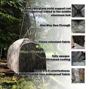 Customizable Foldable Dome pop up Hunting Blind Tent Multi-Person Camouflage Waterproof Shelter for Outdoor Camping Bird <strong>Watch</strong> - Product Image 2