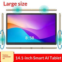 Tablette Android HD 14 pouces WiFi 1,6 GHz pour l'apprentissage éducatif, les cours en ligne, les études, les affaires et le jeu (vente en gros)