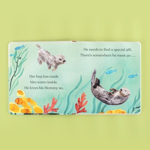 Impresión de Libros de Cartón para Bebés Personalizados, Libro de Cuentos 'Mamá <span class=keywords><strong>Te</strong></span> Ama', Cartón Grueso con Esquinas Redondeadas, Impresión a Todo Color, Fábrica de Impresión Infantil - Product Image 3