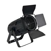 Projecteur de studio Fresnel 300W 5-50 ° Projecteur de scène à zoom avec volets coupe-flux