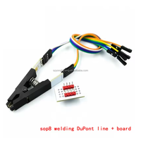 Clip de test de programmeur stock SOP8 Clip de BIOS à huit broches Clip universel à 8 broches Prise IC