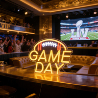 Enseigne néon personnalisée Neonawall OEM ODM GAME DAY LED pour la maison, le bar, le café, les fêtes, les événements, toutes occasions, décoration commerciale