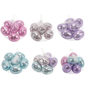 Set Decorativo di Uova a Specchio Mini Disco per Pasqua, Decorazioni per Albero e Cesto, Collezione Festiva, Fornitore all'Ingrosso - Product Image 2