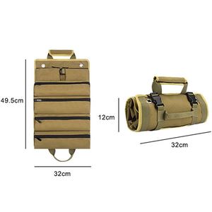 Professional Craftsman Electrical Tool Bag Electrician Bag for Tools Multi Function Storage Bag with Many Pockets - Product Image 6