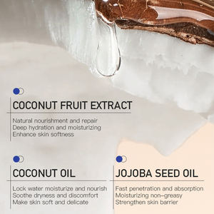 KORMESIC al por mayor, 130ml, aceite corporal en gel de jojoba, coco, rosa y cacao, calmante, nutritivo, hidratante y fortalecedor de la barrera cutánea - Product Image 4