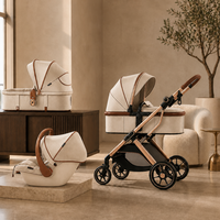 Nouveauté Weilebao, poussette bébé 3 en 1 en alliage d'aluminium, siège auto, landau pliable, poussette légère de voyage pour enfants de 0 à 3 ans
