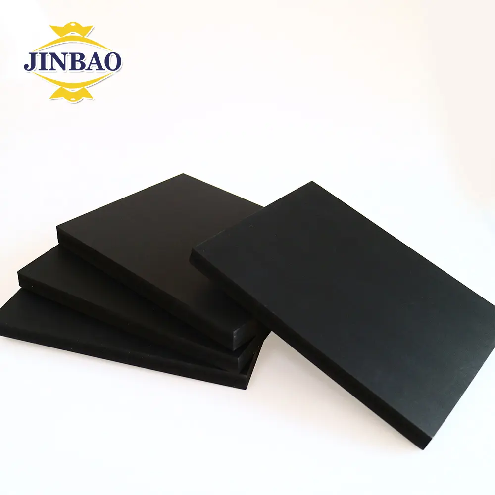 JINBAO 2 미리메터 4 미리메터 5 미리메터 낮은 가격 블랙 큰 코어 wpc 무료 확장 도매 pvc celuka 폼 보드