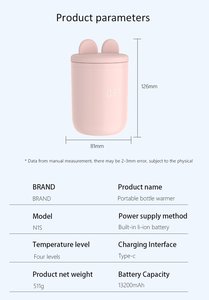 <span class=keywords><strong>Chauffe</strong></span>-biberon électrique OEM N1S de haute qualité avec contrôle tactile 110-220V, garantie 1 an - Vente directe usine - Product Image 4