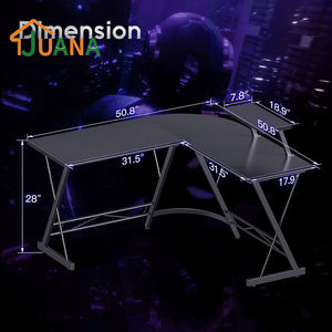 Escritorio para Juegos en Forma de L, <span class=keywords><strong>Escritorios</strong></span> para Computadora Económicos, Mesa de Juego para Computadora - Product Image 4