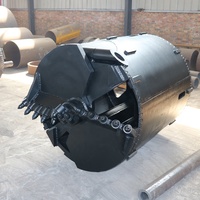 Équipement d'alésage LIMTA Godet de forage de 700mm pour appareil de forage rotatif avec dents C31 ou B47K