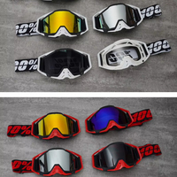 Lunettes de moto MX de qualité supérieure avec sangle réglable et lentilles interchangeables, anti-vent, protection UV400, miroir, monture intégrale, pour le cyclisme et les sports