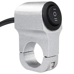 Interruptor de manillar de motocicleta de aleación de aluminio, 3 vías, 10 amperios, con cables para actualización y reacondicionamiento - Product Image 2
