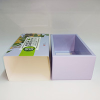 Boîte de rangement en carton plat durable SP2440 pour thé, biscuits, vente en gros commerciale