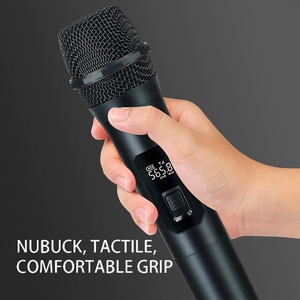Professional VHF Wireless Conference <b>Microphone</b> Handheld Dynamic with Noise Cancelling Portable Plastic for Karaoke DJ Use - Product Image 2