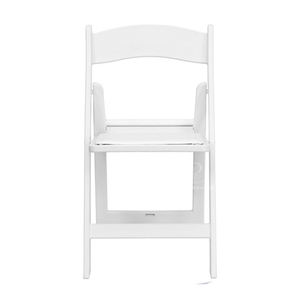 Chaises pliantes en résine plastique blanche rembourrées, fourniture directe du fabricant, pour jardin, extérieur, hôtel - Product Image 3