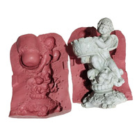 Moules pour ornements de jardin, moules pour sculpture en ciment, moules en béton sur mesure, statue d'ange en fibre de verre