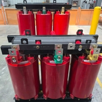 Transformateur de puissance à bobine ronde de type sec SCB14 avec 6kV 6.3kV 10kV 400V, cuivre pur de grade 2, Dyn11 Yyn0, pour sous-station intérieure haute tension