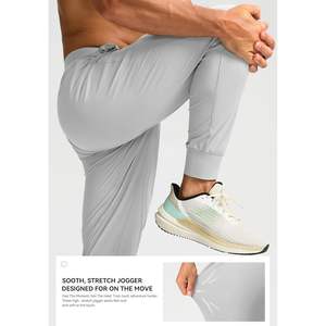 2025 pantalons de survêtement légers pour hommes avec poches zippées vêtements de golf de gymnastique d'entraînement athlétique pour la course sur piste - Product Image 4