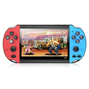 X7 Handheld Game Console 4.3 inch Double Rocker 8GB Game Console Built In 10000 Games Support TV Connection Video Music E-Book