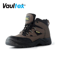 Bottes de sécurité robustes Vaultex en microfibre, embout en acier 200J, tige en PU, chaussures de travail pour hommes, anti-perforation