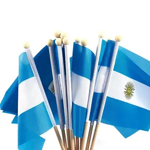 Personalizado Grande Argentina Argentina nacional Mão vara bandeira personalizada bandeiras piratas