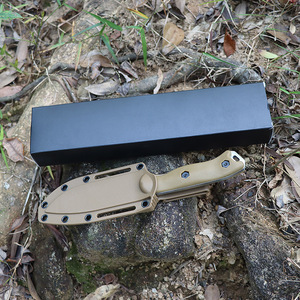 Chất Lượng Cao Thép Không Gỉ Ngoài Trời Cố Định Lưỡi Cắm Trại Dao Đa Năng Edc Công Cụ Với Vỏ Bọc OEM Tùy Chỉnh - Product Image 6