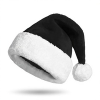 Chapeau de plage de Noël personnalisable avec logo, décoration festive de Noël, doublure polaire, bord côtelé épaissi, coloré