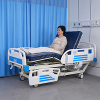 JUNLAOLE Multifunktionales Elektrisches Stehbett, Rehabilitations-Pflegebett, Anti-Dekubitus Luftmatratze für Ältere Patienten im Krankenhaus