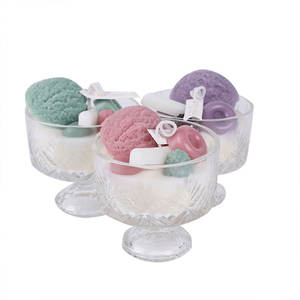 Forme de crème glacée <span class=keywords><strong>soIce</strong></span> bougies en cire de soja en forme de crème parfumée parfum de luxe et désodorisation articles d'ameublement bougie d'anniversaire - Product Image 6