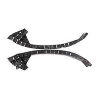 4Pcs Braket Penyangga Lampu Depan Bumper untuk Acura TSX 2009-2014 71140-TL0-G01 71190-TL0-G01 71198-TL0-G00 71193-TL0-G00