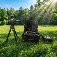 Pistolet laser portable haute puissance à distance pour l'élimination d'obstacles, la coupe d'arbres en usine + système de visée par focalisation radar
