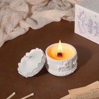 Diffuseur d'huiles essentielles en cire de soja écologique parfumé pour la maison, support de bougie en céramique, vente en gros