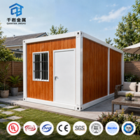 Maison préfabriquée en conteneur, bureau modulaire préfabriqué, conteneur pliable portable pour camp de chantier, dortoir, logement